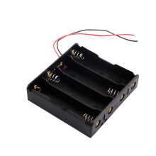 Batteriespeicherbox für 18650 wiederaufladbare Akkus Kunststoffgehäuse mit Kabelanschluss