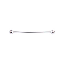 Broche col homme finition argentée en laiton, 6 cm