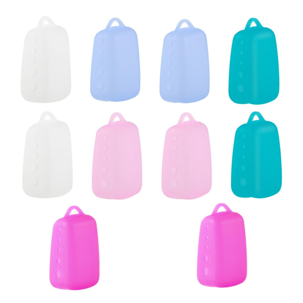 Silicone Toothbrush Head Covers 10Pcs Universal Fit Portable Travel Dustproof Caps For Home And Outdoor Use