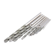 10x Diamond Tipped Drill Bit Set 0.8-4.0mm for Glass Tile Stone Use