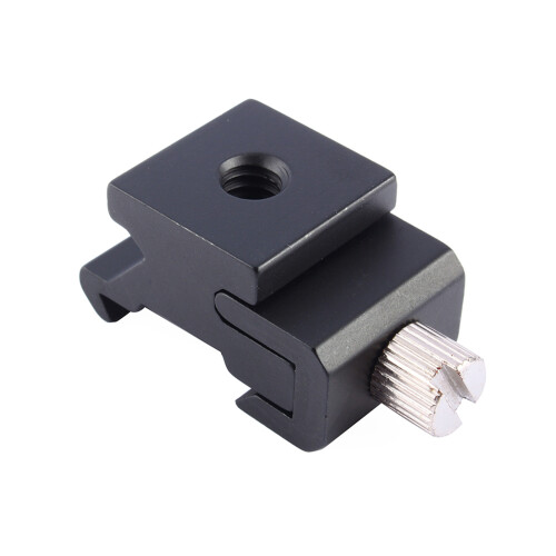 Camera Hot Shoe Mount Adapter with 1/4 Screw for DSLR Flash 2