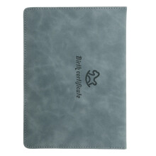 Baby Geburtsurkunde Ledertasche Hülle Etui