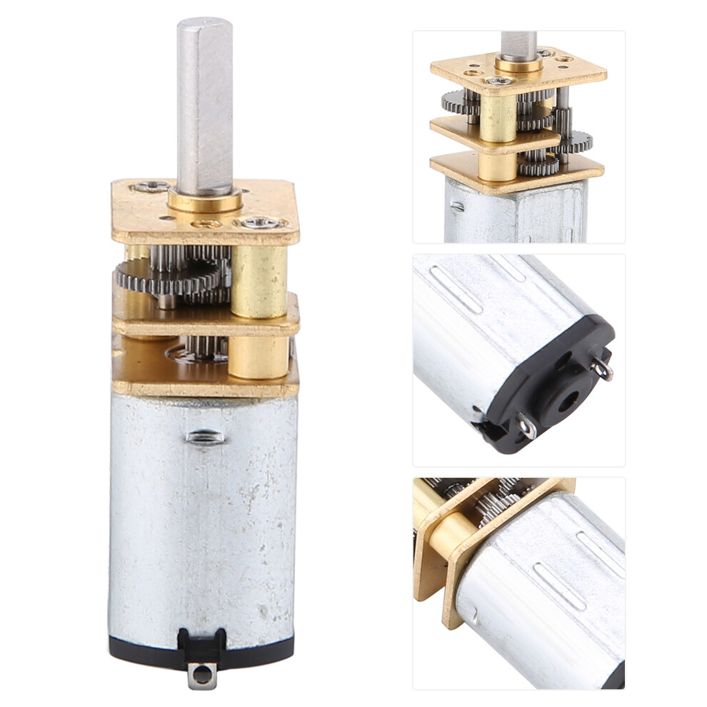 N20 Dc Gear Motor With Metal Gearbox 3V/6V/12V 50-2000Rpm Speed 9461363056669