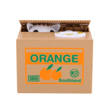 Funny Cat Coin Bank - Automatic Money Stealing Box for All Ages