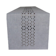 Elegante camino de mesa, diseño rústico hueco de estilo vintage, protege la mesa de daños, tela duradera y de alta calidad para mesa de comedor.