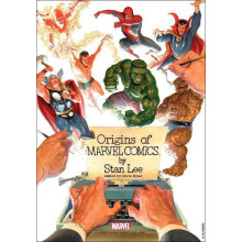 Origins of Marvel Comics Deluxe Edition by Stan Lee Hardcover Book