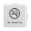 No Smoking Schild Metall Reflektierend Aluminium Außen 2