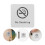 No Smoking Schild Metall Reflektierend Aluminium Außen 7