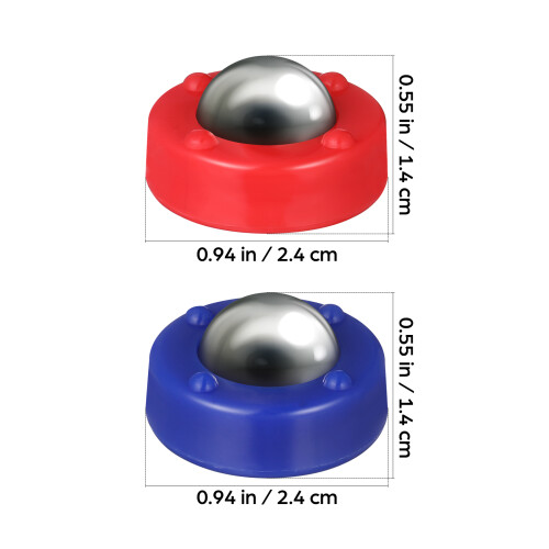 16Pcs Assorted Color Rolling Beads Kids Tabletop Game Steel Plastic 1