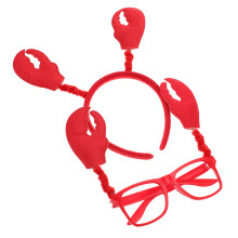 1 Set Crab Elements Design Haarschmuck Brillenschmuck Für Kinderparty