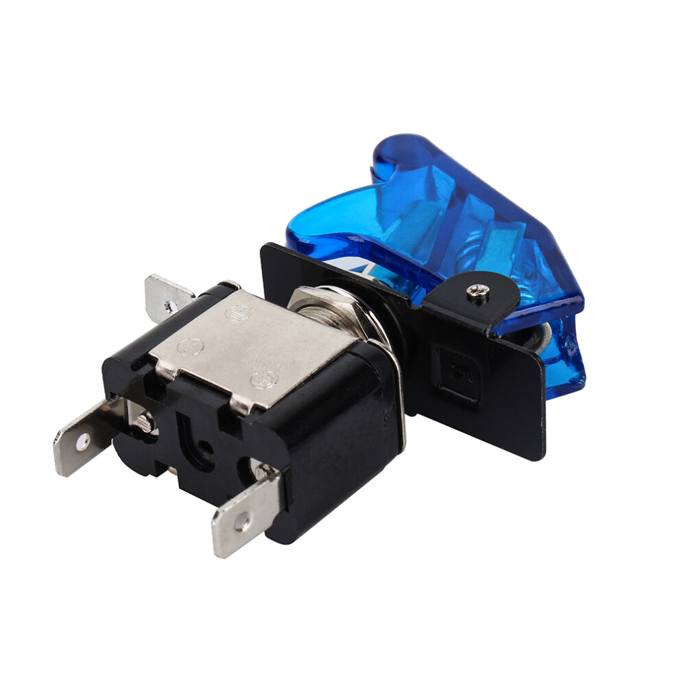 16Mm Metal Led Toggle Switch 12V 1No 1Nc Latching Push Button For Aussie 7901363059052