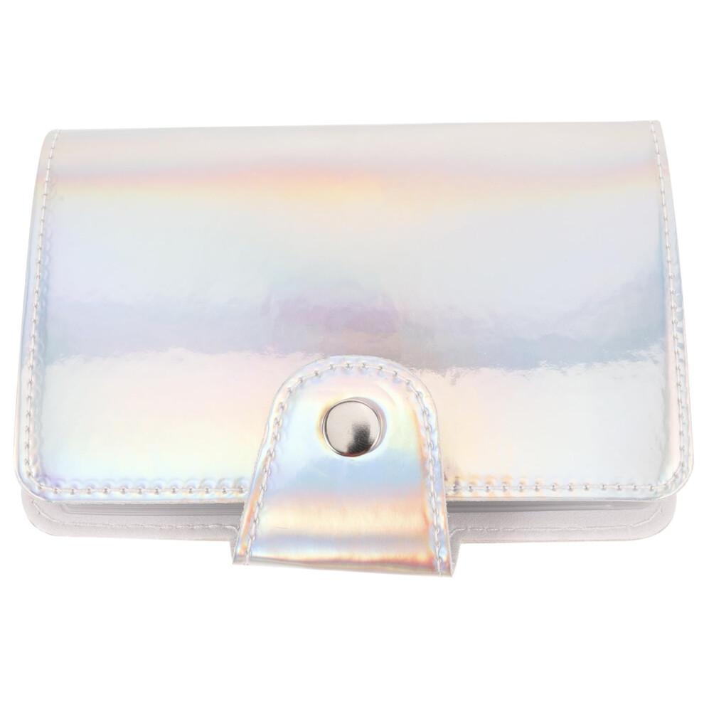 Nail Stamping Plate Bag With Snap Button Closure Nail Stencil Case Multi Slot Organizer For Manicure Enthusiasts