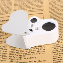 Factory Price Jewelry Loupe 30X 60X Magnification with Light Dual Lens AU