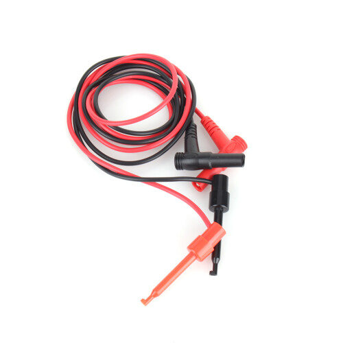 Banana Plug Test Hook Clip Probe Lead Cable for Multimeter Durable 1 Pair 1