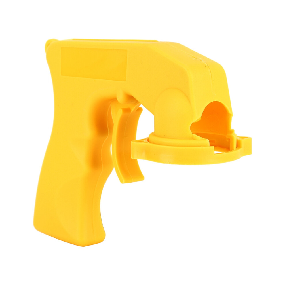 Yellow Aerosol Spray Can Gun Handle Grip with Lock, Easy Fit & Use-image-OPC-PN5RRQ7-NEW