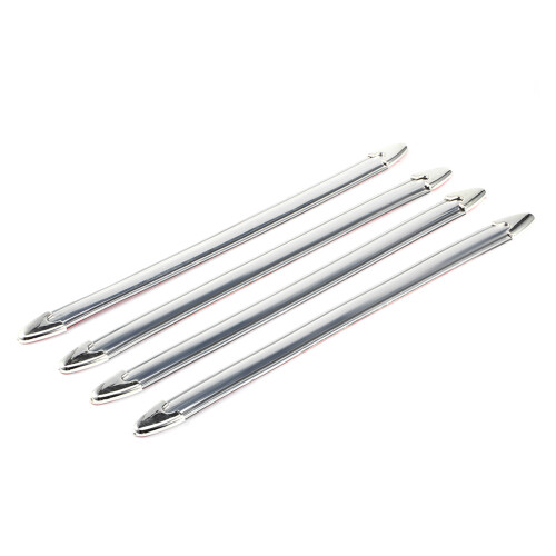 Silbernes Auto-Stoßstange-Eckschutz-Kit, 40 cm, Packung mit 4 2