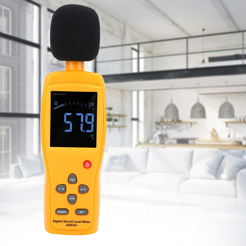 High Accuracy As834+ Industrial Noise Meter Sound Level Decibel Detector 3631363059984