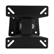 Universaler Neigungswinkel-LCD-TV-Wandhalterung für 14-24 Zoll, 10 kg, Schwarz