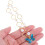 Crochet Hook Row Counter Chain White 1pack For Professionals 6