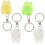4pcs 15m Floss Portable Keychain Ring Floss Stick For Teeth Cleaning 11