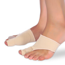 Pair Bunion Pads Zehencorrector Gelstütze für Erwachsene, Hautfarbe