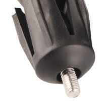 Aluminium Fahrradlenker-Endstopfen, Schwarz, 1 Paar