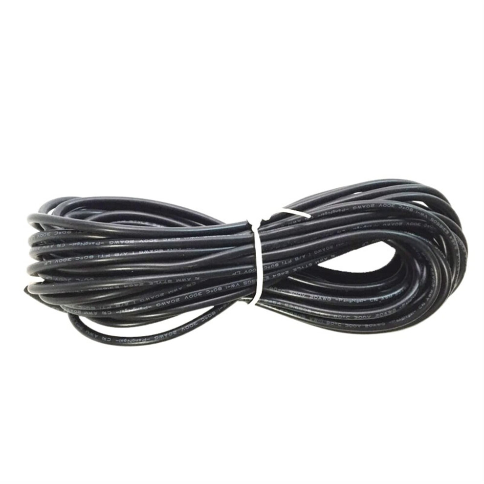 10M 2Pin 20Awg 22Awg Led Extension Power Wire Cable White/Black For 5050 3528 Led Strip Lights 9067246934965