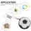 2Pcs Tinplate Ball Pattern Mini Wallet For Coins Keys Earphones 9