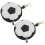 2Pcs Tinplate Ball Pattern Mini Wallet For Coins Keys Earphones 6