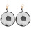 2Pcs Tinplate Ball Pattern Mini Wallet For Coins Keys Earphones 3
