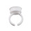 100pcs White Disposable Glue Ring Holders for Eyelash Extension/Tattoo 3