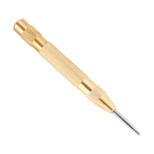 Center-Punch-Werkzeug halbautomatisch aus Messing, HSS-Spitze, mit Federmechanismus