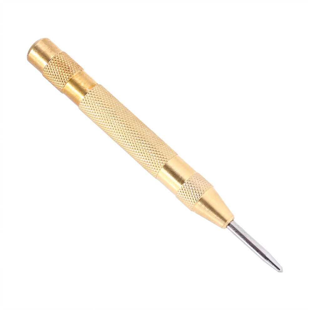 Center Punch Tool Semi-Automatic Brass Body Hss Tip Spring Loaded Australia 8131363068313