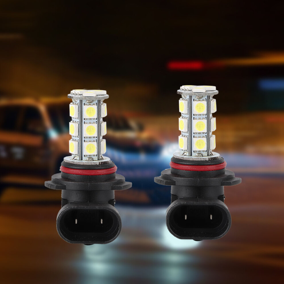18Smd 5050 Led 9005 Hb3 Drl/Fog Bulbs 12V Quick Install Long-Lasting White 4961363068938