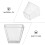 100 60 ml transparente dessertbecher aus , lebensmittelecht 9