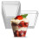 100 60 ml transparente dessertbecher aus , lebensmittelecht 2