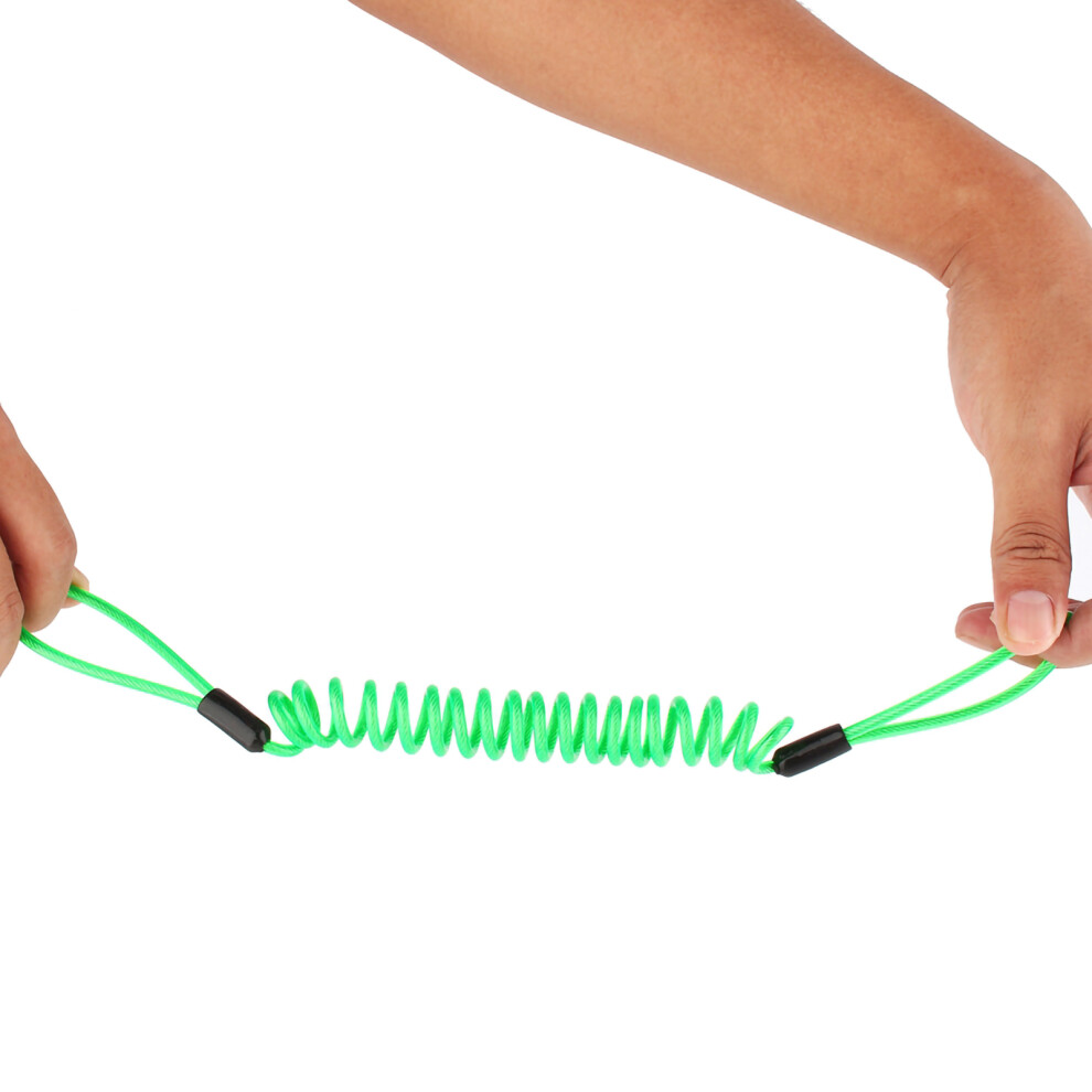 Anti-Theft Disc Lock Reminder Cable For Motorbike Bright Colors Safe 8481363070596