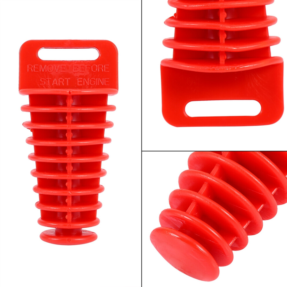 Universal Rubber Muffler Wash Plug For Motorcycle & Atv 98Mm Red 4991363069628