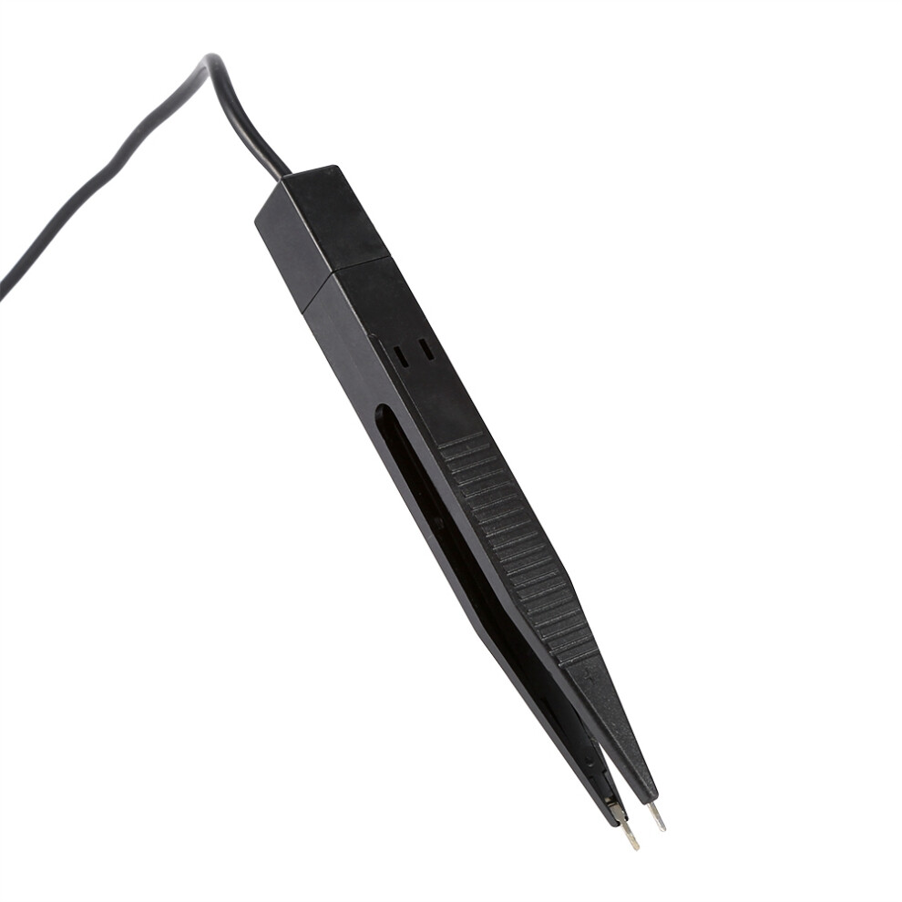 Smd Inductor Test Clip Probe Tweezers For Resistors, Capacitors, Multimeter, Black 7641363071516