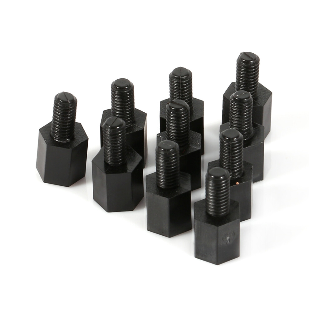 Nylon Hex Spacers Kit 100Pcs M2 M3 M4 With Round Head Screws & Nuts 5051363071737