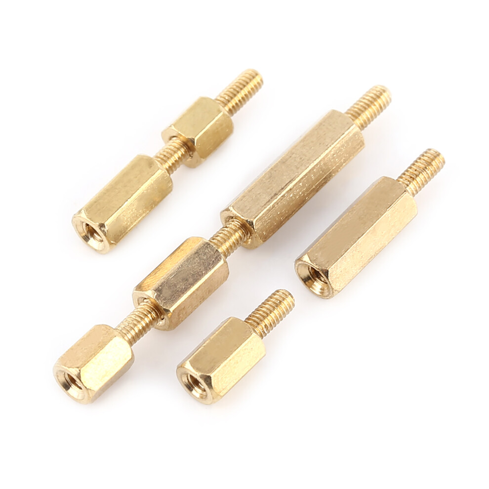 M2.5 Brass Male Female Standoff Kit With 360Pcs Stainless Steel Hex Nuts In Box 6901363072670