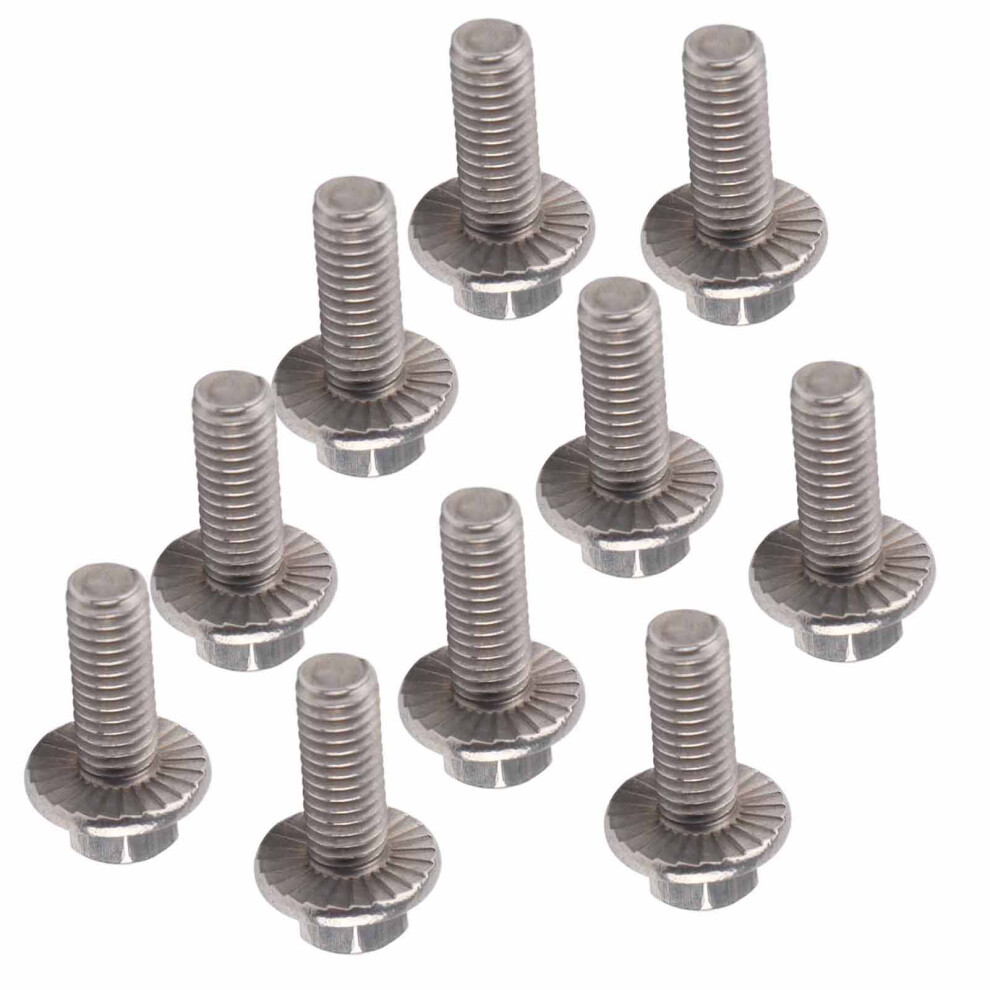 High Strength M6 Ss304 Hex Flange Bolts - Ideal For Home & Office Appliances 4951363073445