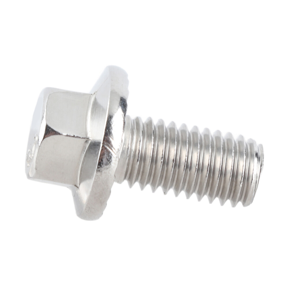 M8 10Pcs Stainless Steel Ss304 Flange Hex Drive Cap Head Bolts 7891363072741