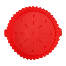 Abtropfschale für FreshPro-Behälter, Ölabscheider und Airfryer-Topf aus Silikon, blau, antihaftbeschichtet, BPA-frei, leicht zu reinigen und