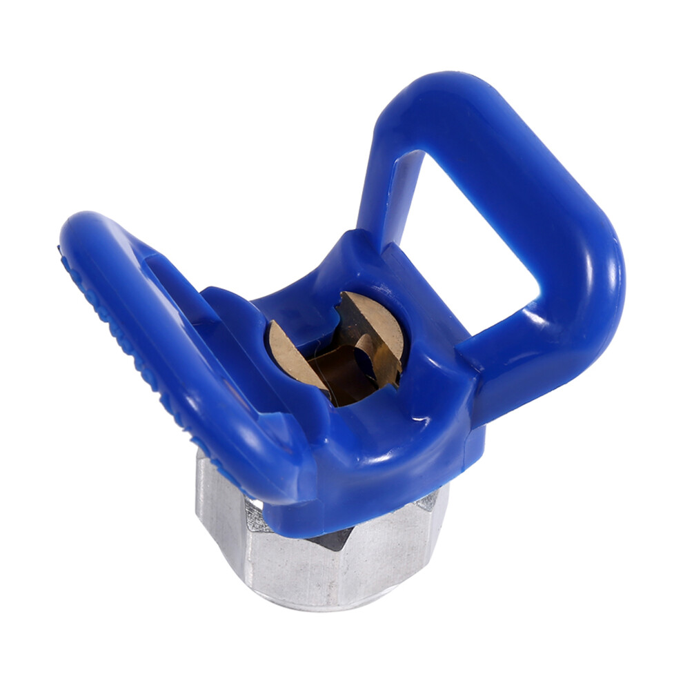 Universal Airless Paint Spray Gun Tip Guard Nozzle Seat Replacement - Blue 9371363074436