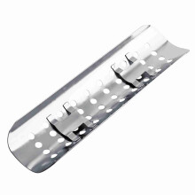 Universeller Motorrad-Strahtemperaturschutz Silber 22,8x6cm Auspuffabdeckung