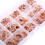 Durable 280pcs 12 Size Copper Flat Washers with Storage Case for Bolts 7