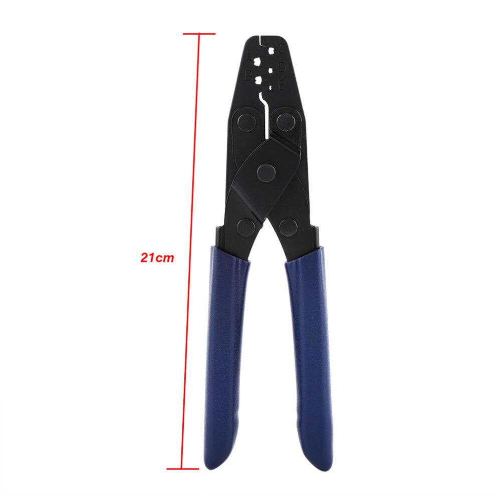 Ergonomic 22-10 Awg Wiring Harness Crimper With 5 Crimp Sizes 6931363074695