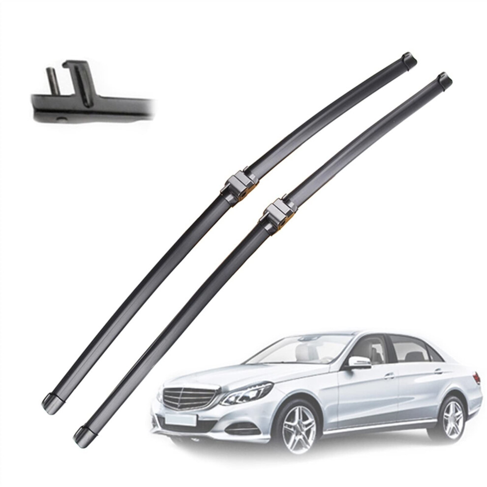 Windshield Wiper Blades 24 Inch Front Pair For Mercedesbenz Eclass W212 20102014 E250 E300 E350 E400 E550 E63 9105992254040