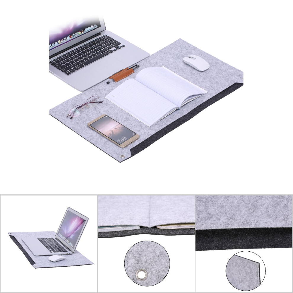 Flexible Desk Organizer Mat - Fire Retardant & Water Absorbent Light/Gray 5091363076981